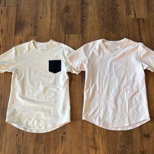 Bundle of 2 BYLT men’s short sleeve shirts, size medium